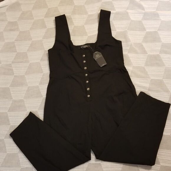 NWT Disturbia Alicia Tailored Suspender Jumpsuit - Picture 4 of 13